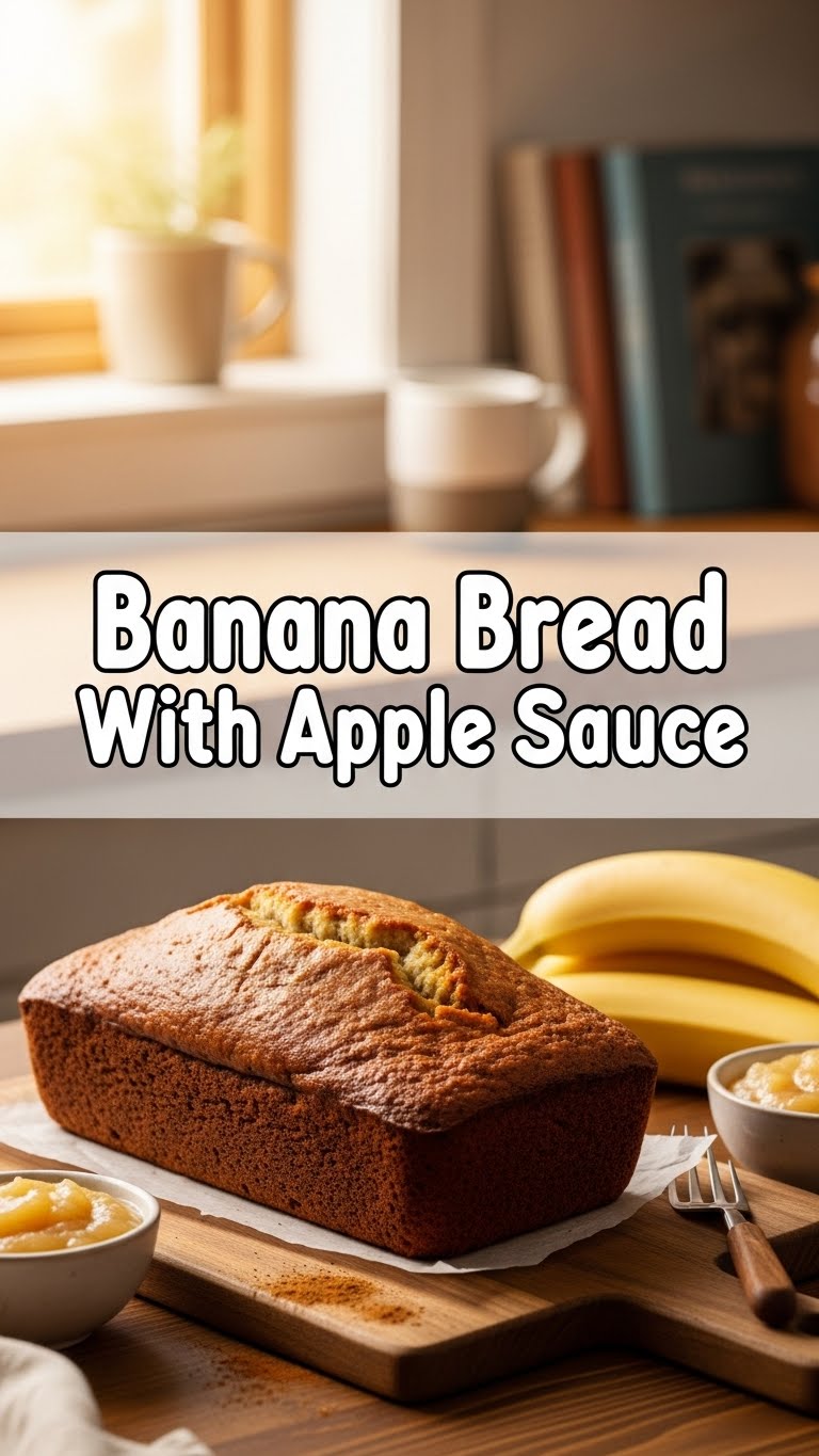 Banana Bread With Apple Sauce