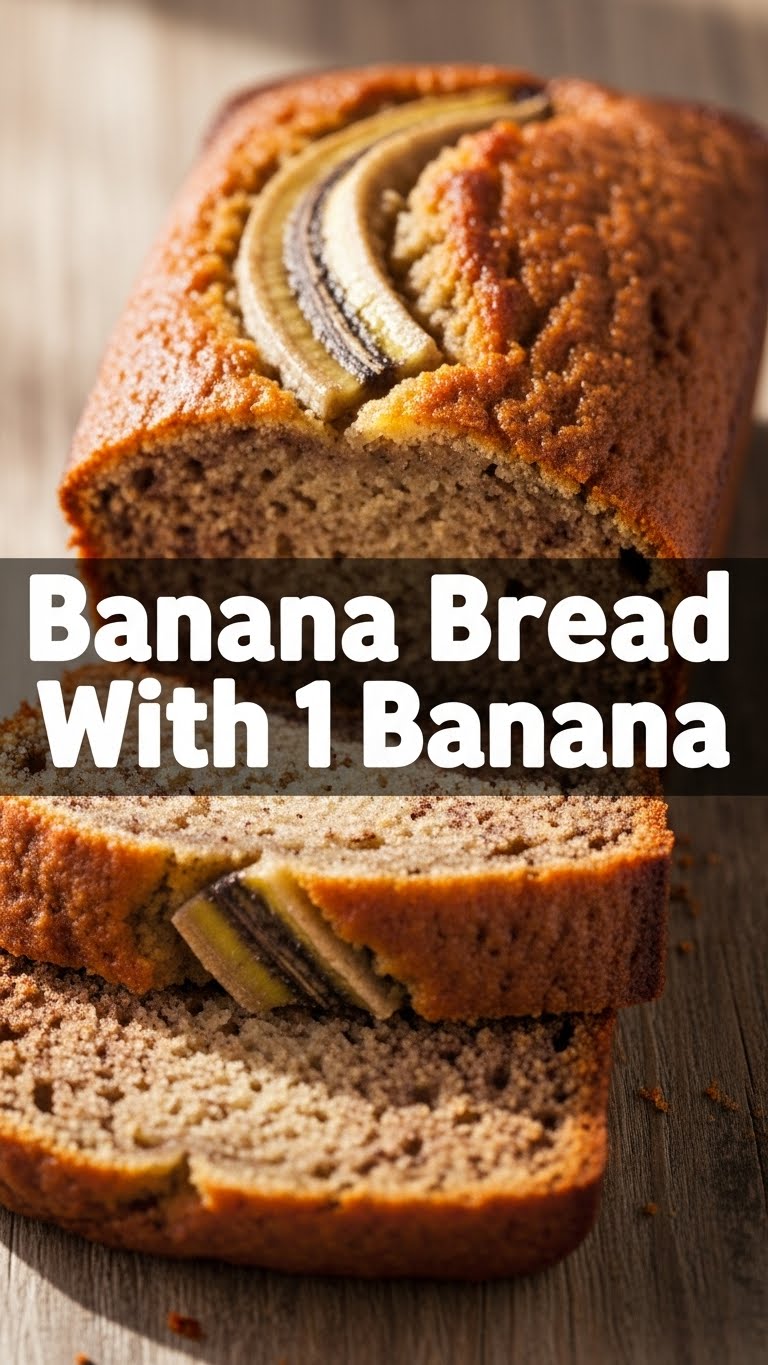 Banana Bread With 1 Banana