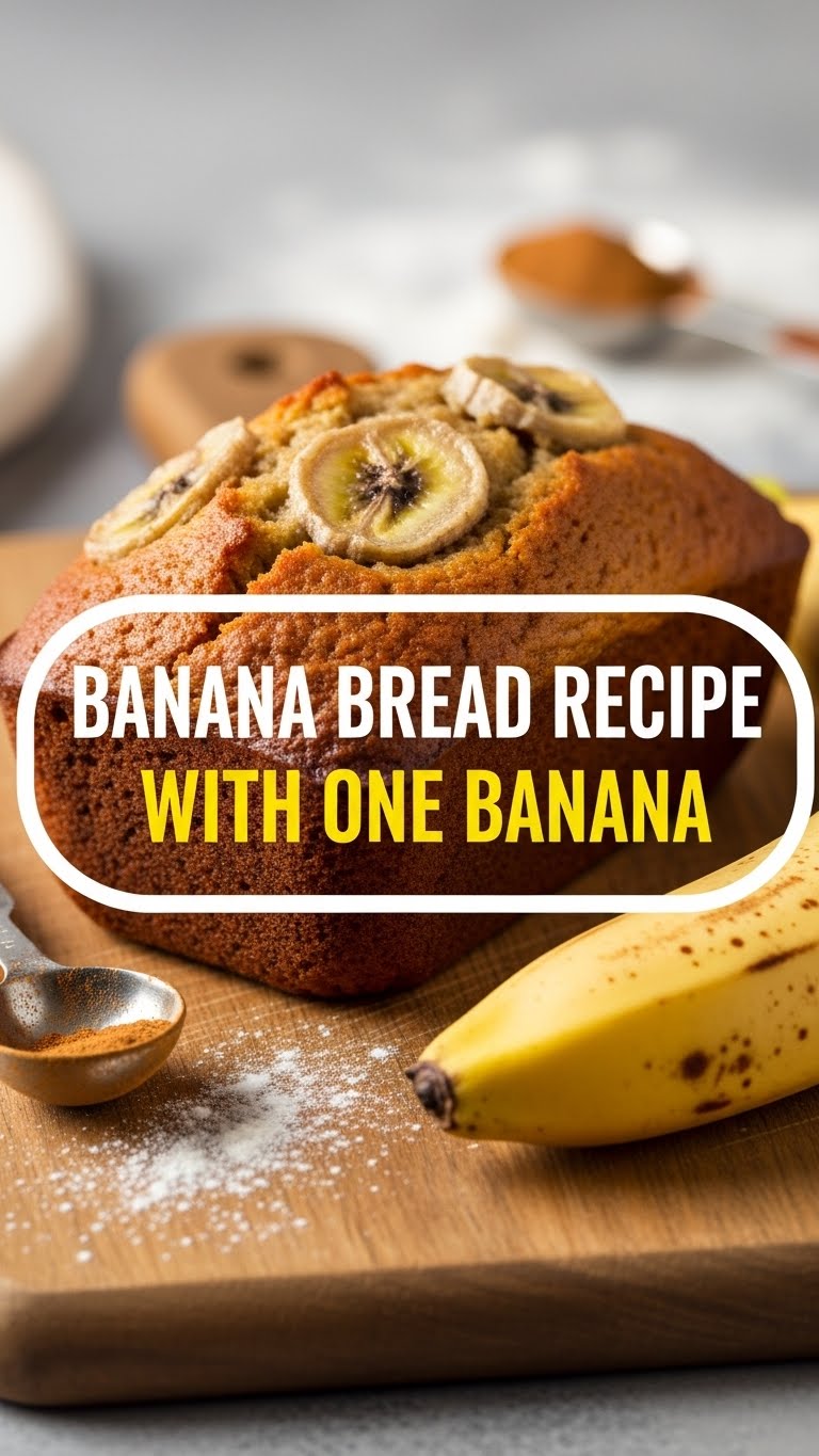 Banana Bread Recipe With One Banana