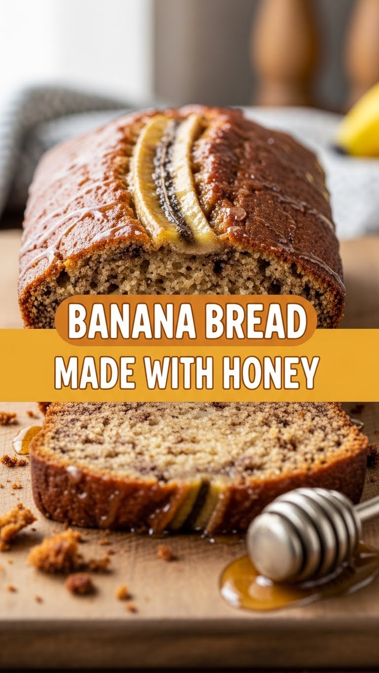 Banana Bread Made With Honey