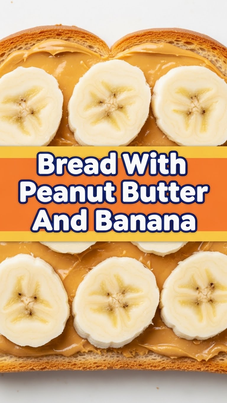 Bread With Peanut Butter And Banana