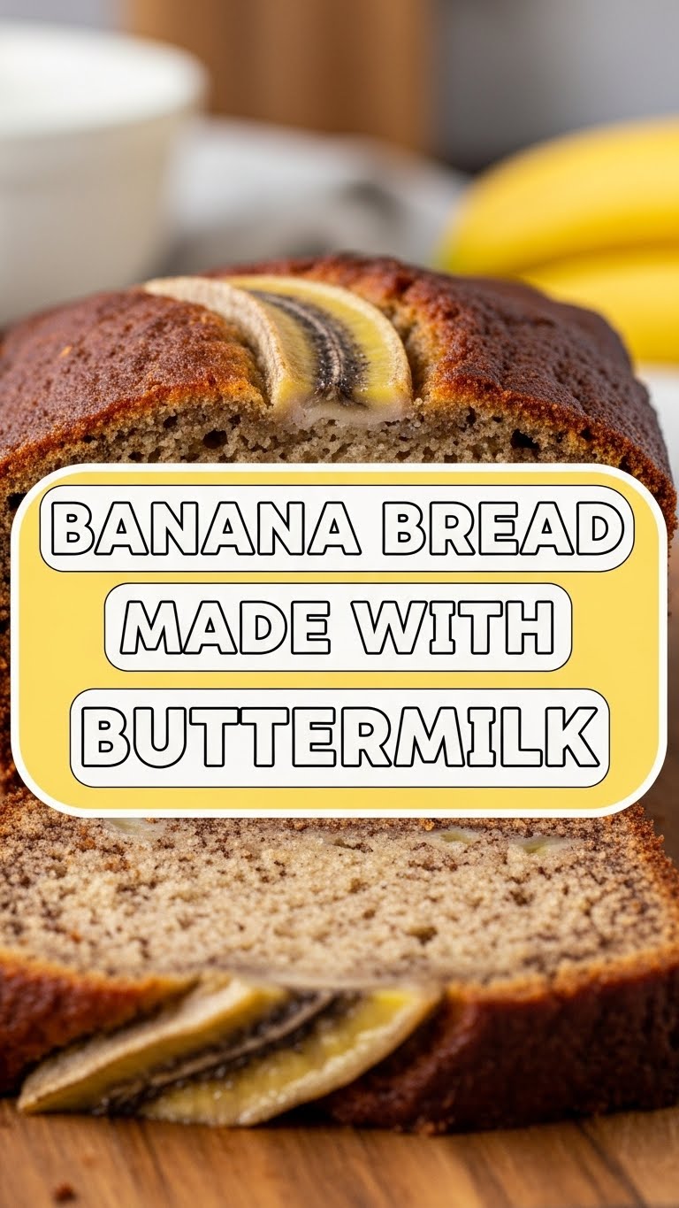 Banana Bread Made With Buttermilk