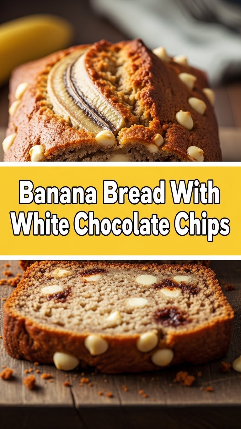 Banana Bread With White Chocolate Chips