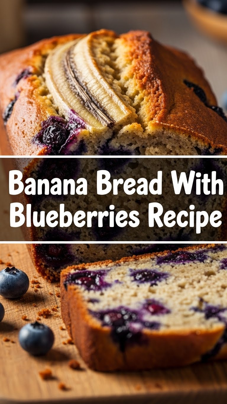 Banana Bread With Blueberries Recipe