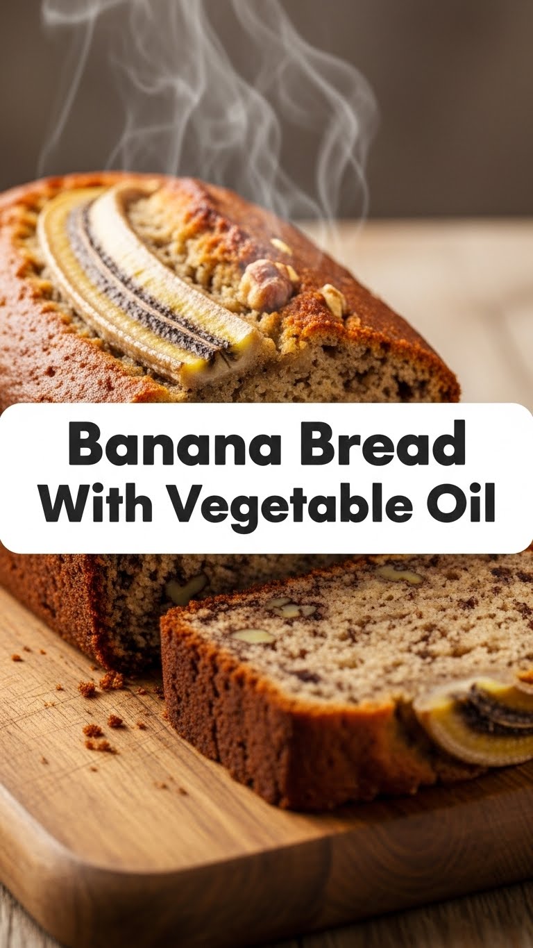 Banana Bread With Vegetable Oil