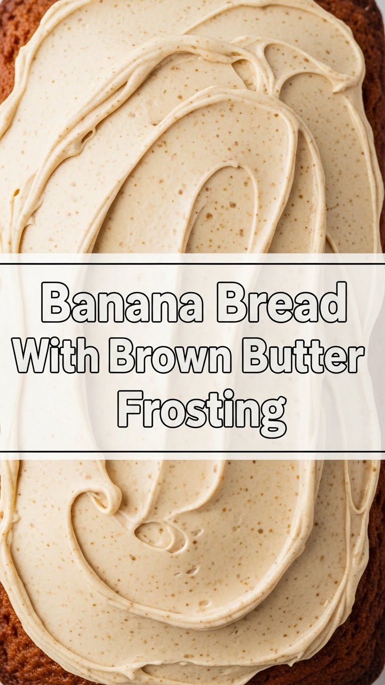 Banana Bread With Brown Butter Frosting