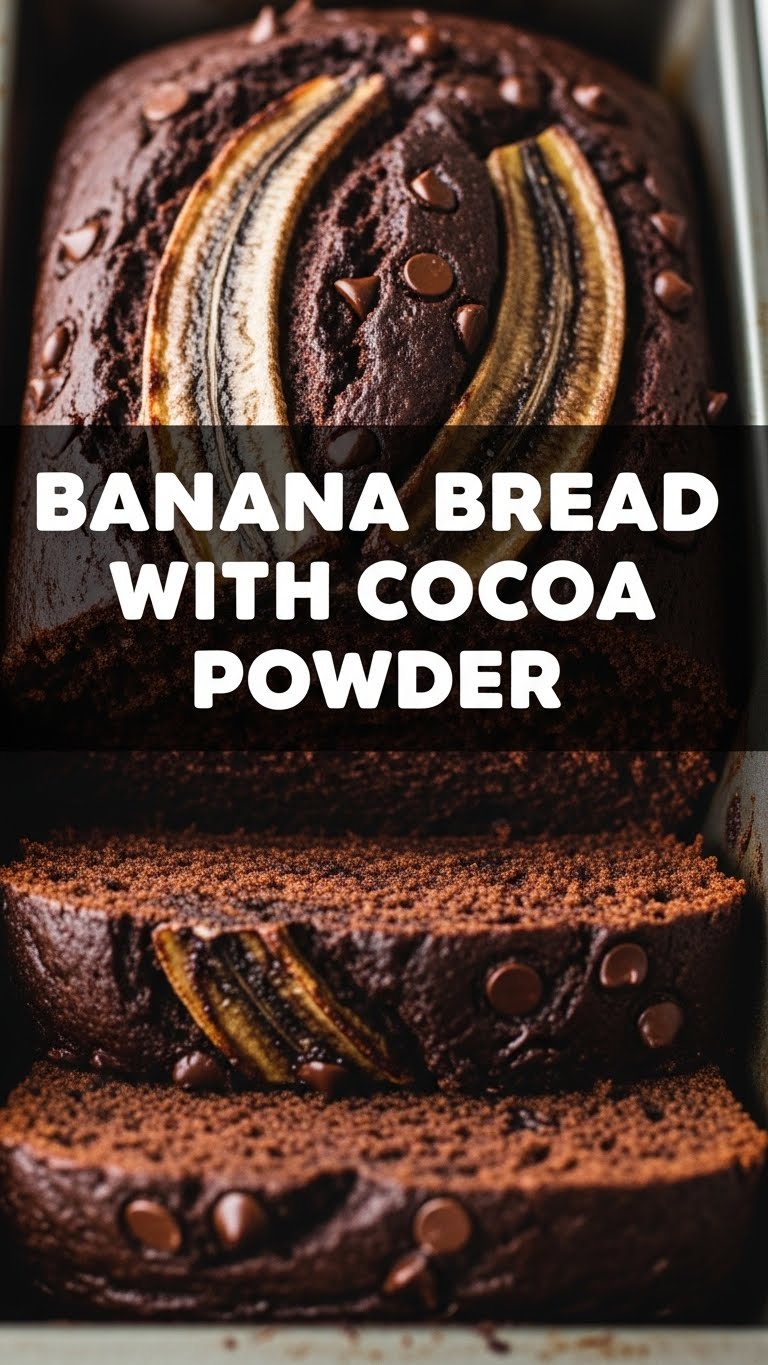 Banana Bread With Cocoa Powder