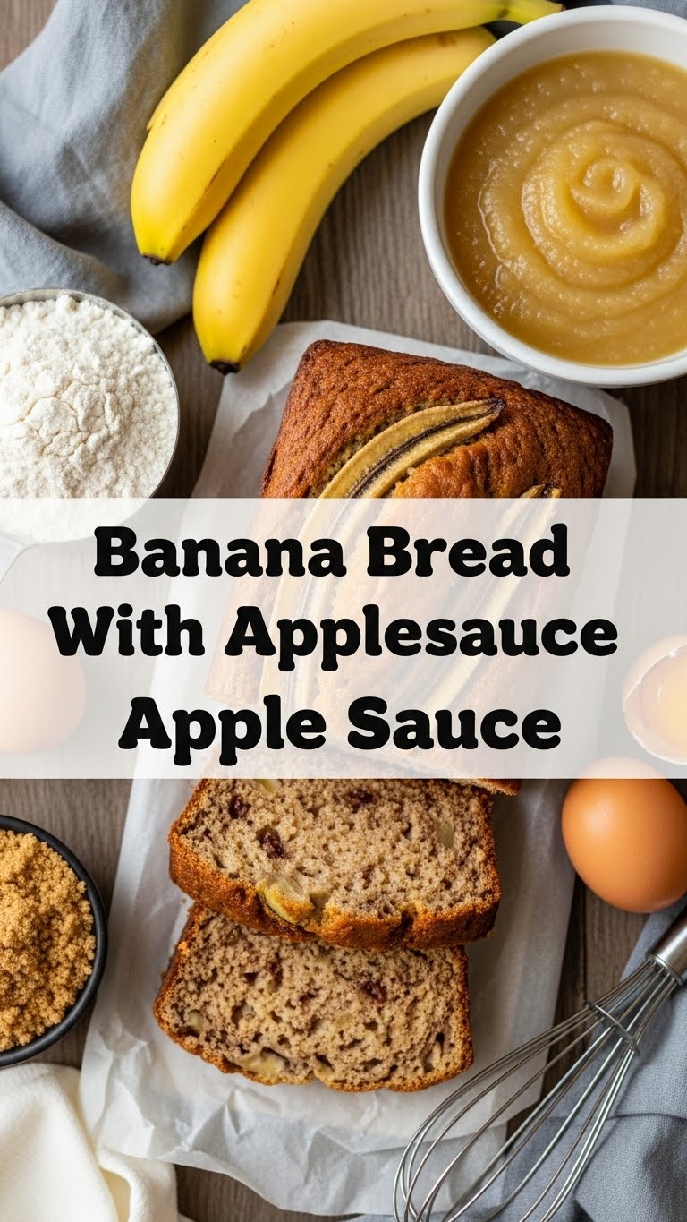Banana Bread Recipe With Applesauce Apple Sauce