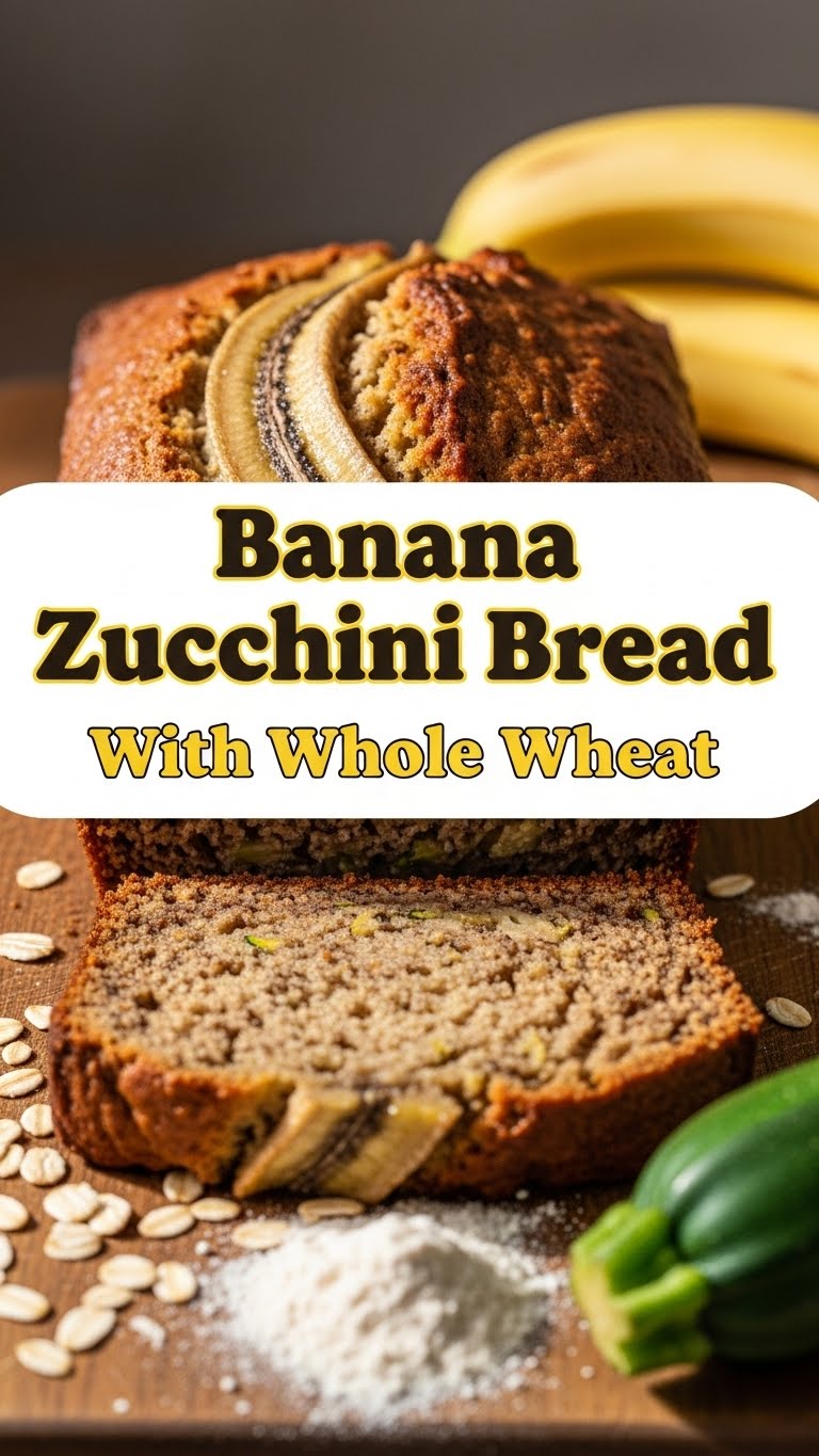 Banana Zucchini Bread With Whole Wheat