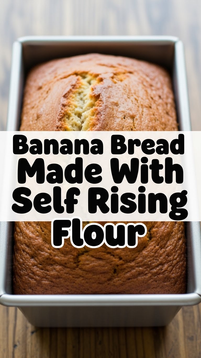 Banana Bread Made With Self Rising Flour