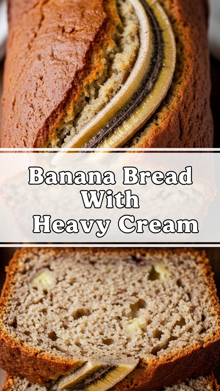 Banana Bread With Heavy Cream