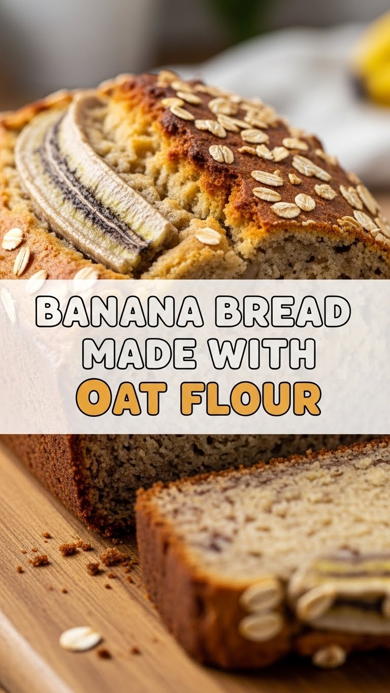 Banana Bread Made With Oat Flour