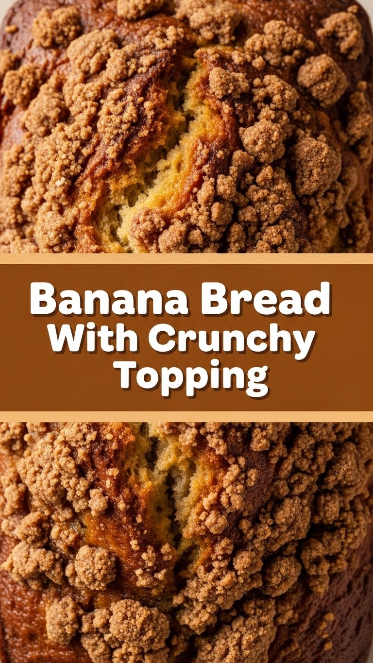 Banana Bread With Crunchy Topping
