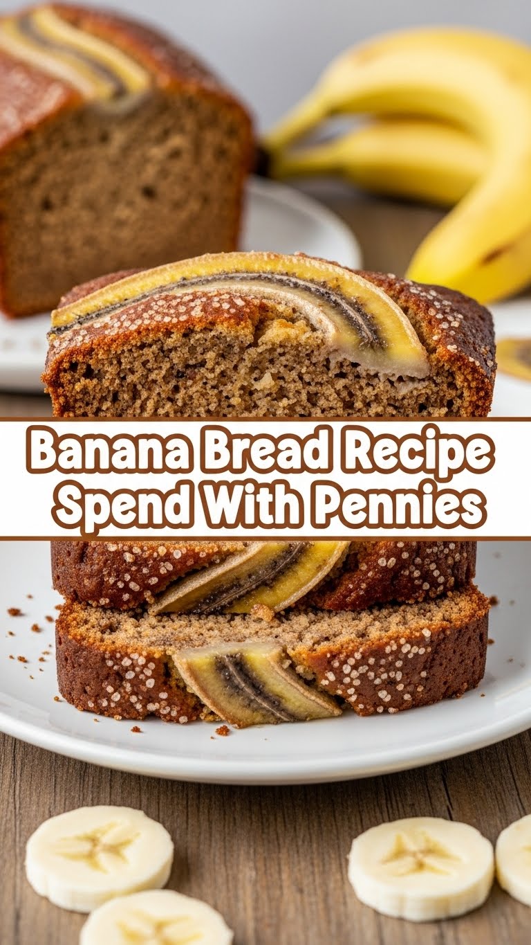 Banana Bread Recipe Spend With Pennies