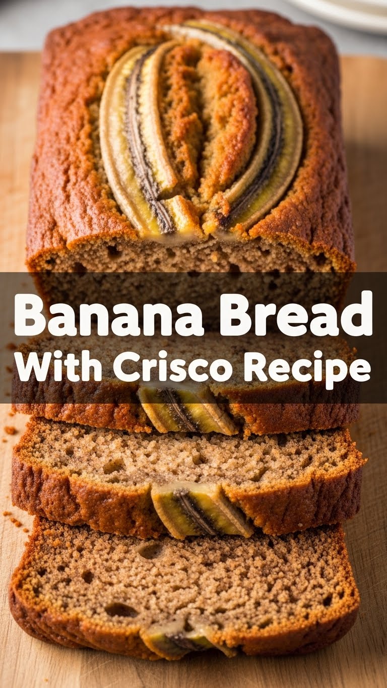 Banana Bread With Crisco Recipe