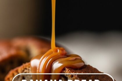 Banana Bread With Caramel Sauce