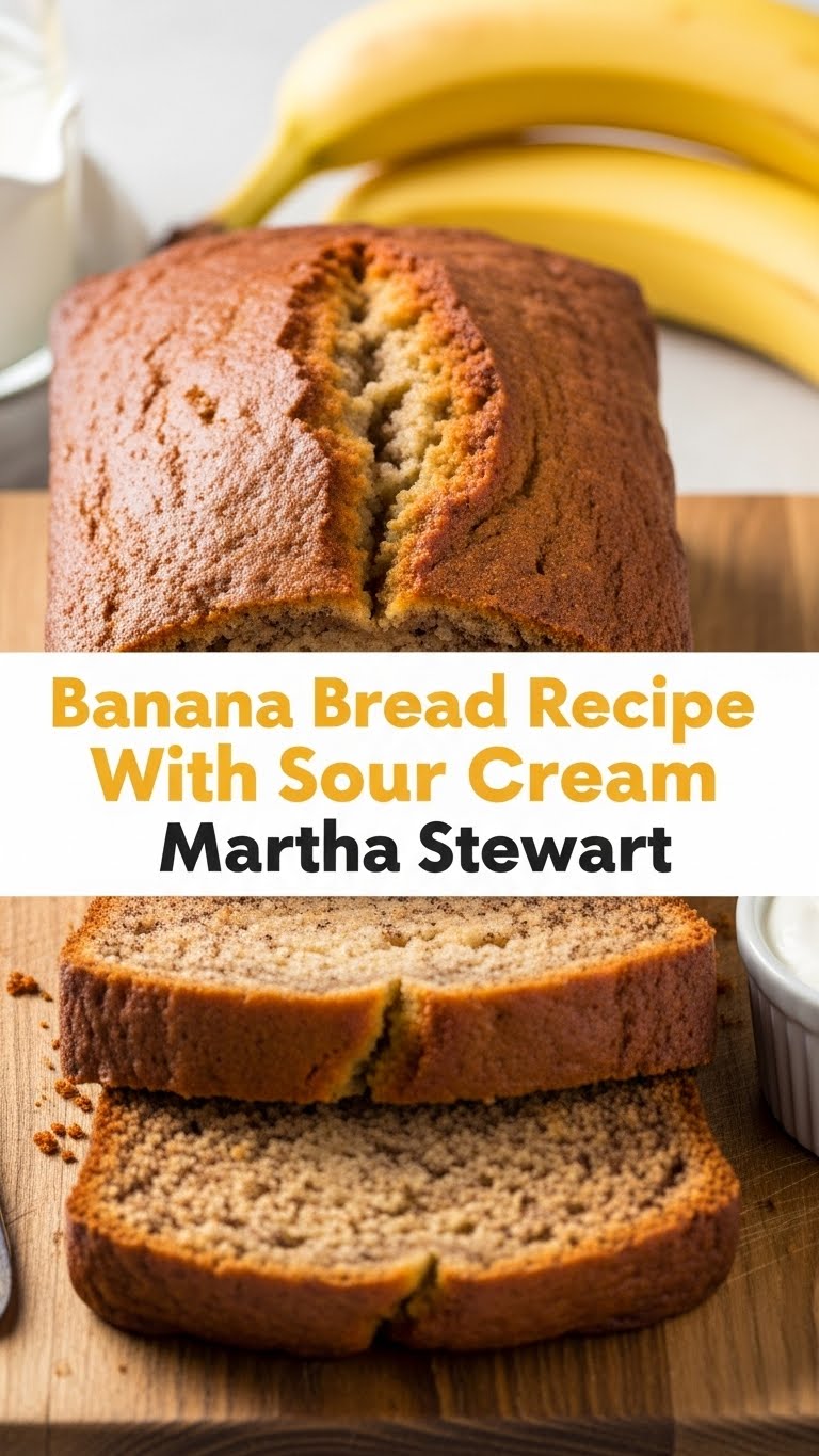 Banana Bread Recipe With Sour Cream Martha Stewart