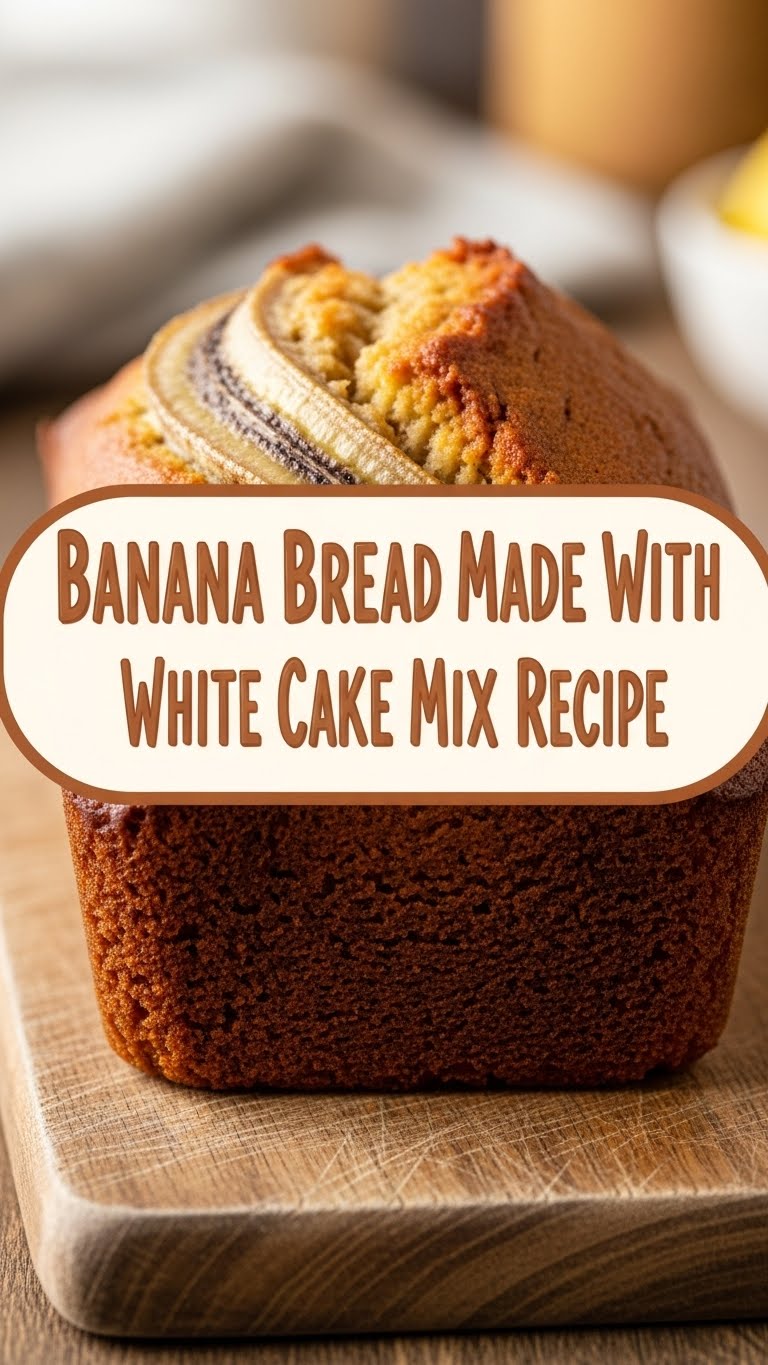 Banana Bread Made With White Cake Mix Recipe