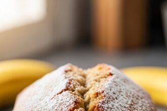 Banana Bread With Powdered Sugar