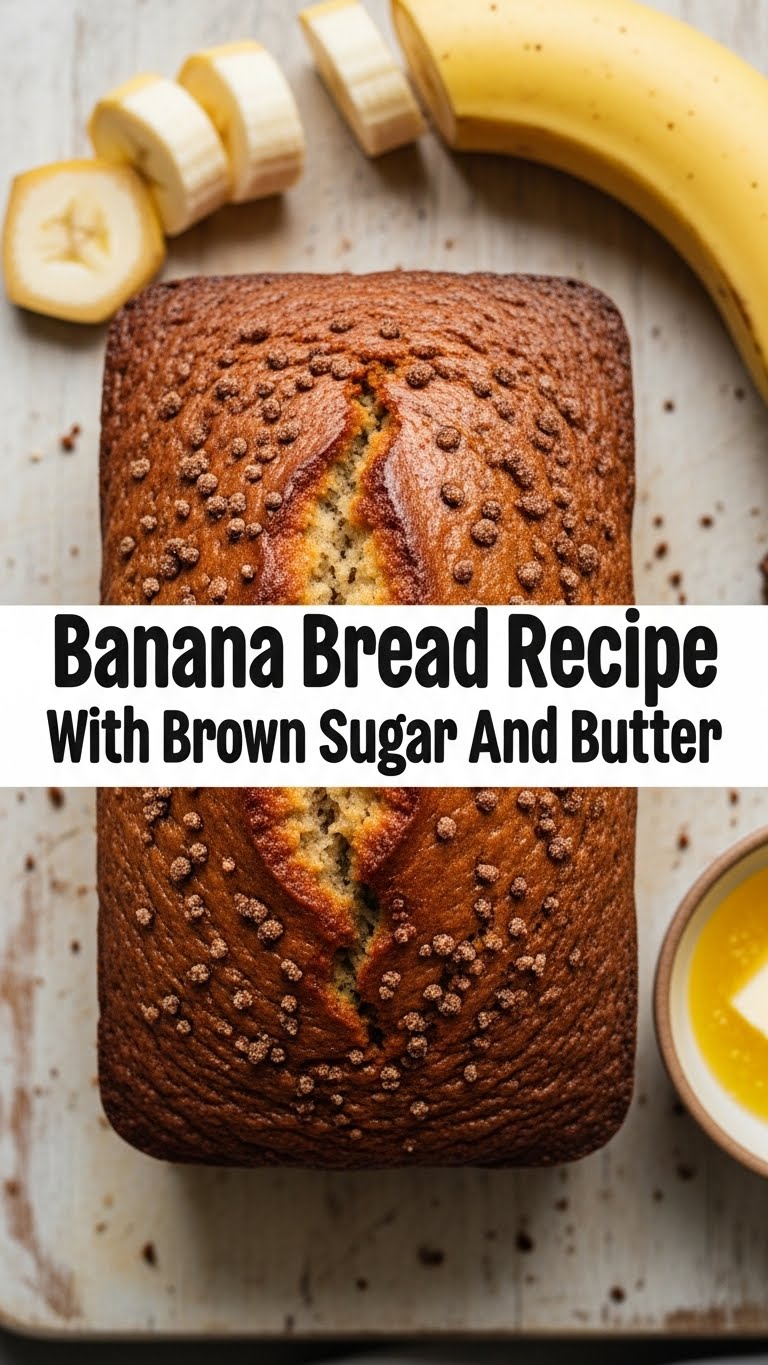 Banana Bread Recipe With Brown Sugar And Butter