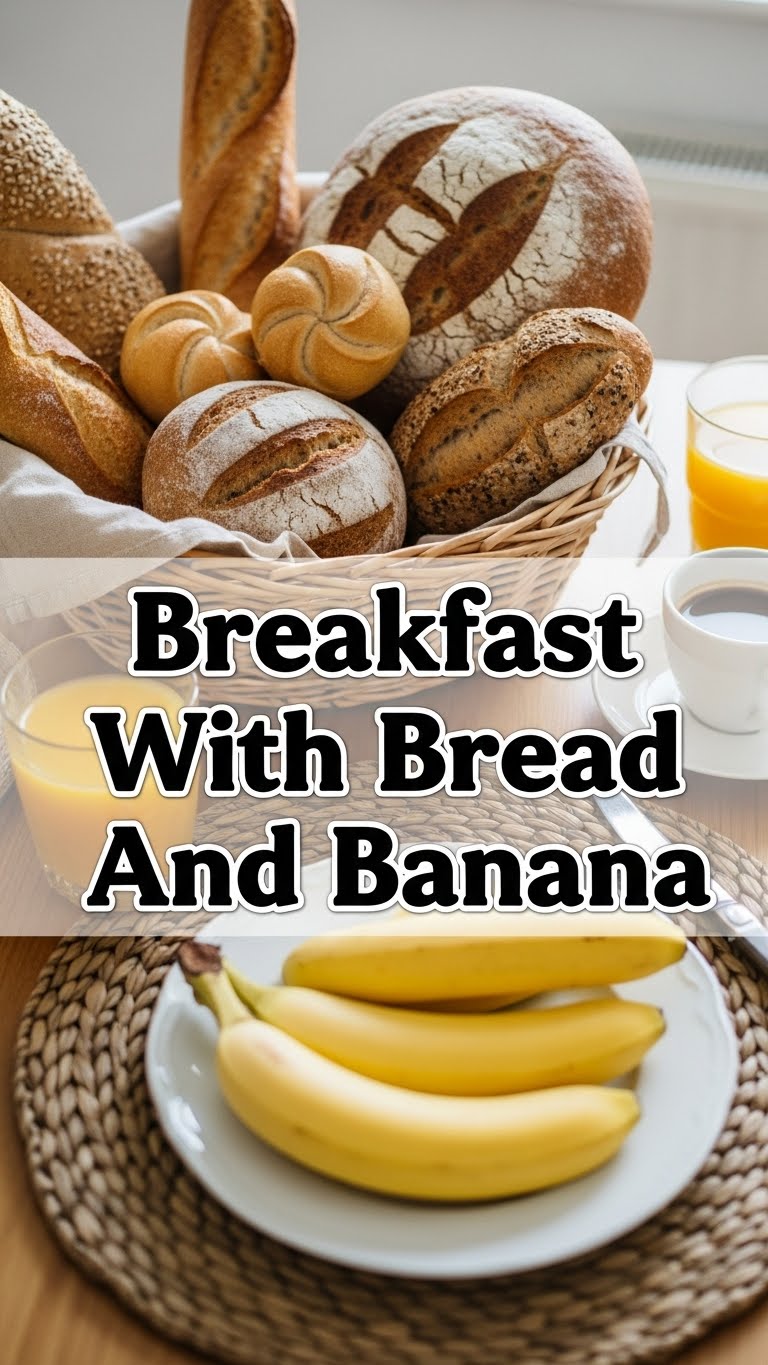 Breakfast With Bread And Banana