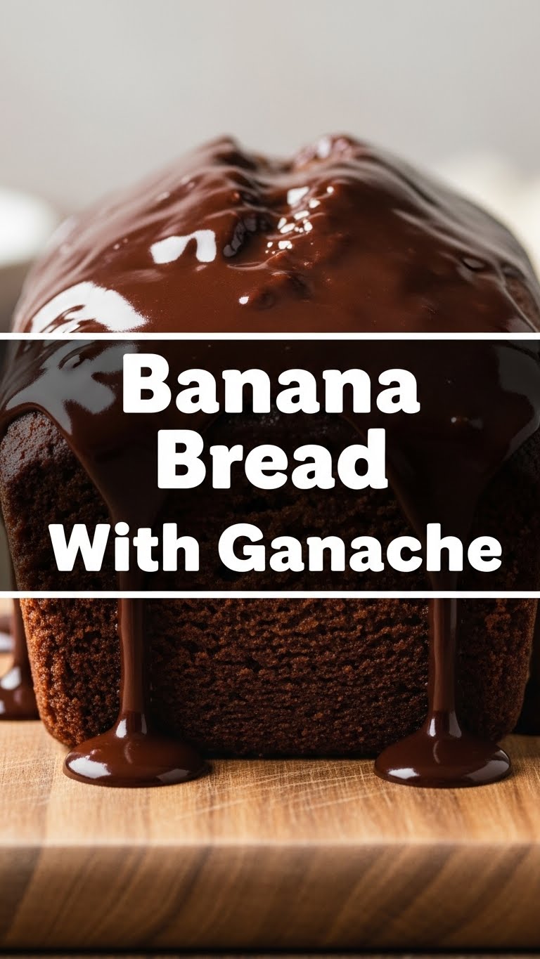 Banana Bread With Ganache