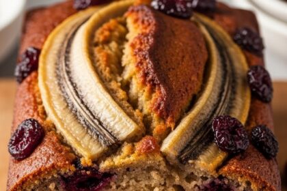 Banana Bread With Dried Cherries