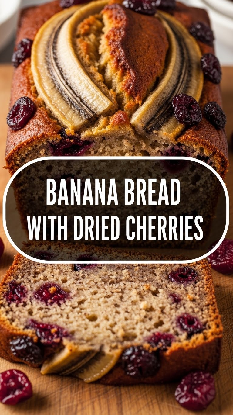 Banana Bread With Dried Cherries