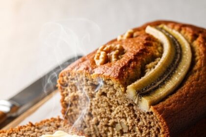Banana Bread With Honey Butter