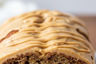 Banana Bread With Peanut Butter Icing