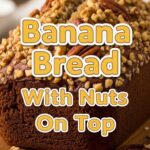 Banana Bread With Nuts On Top