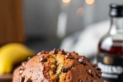 Banana Bread With Rum And Chocolate Chips