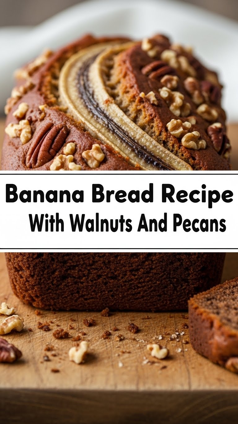 Banana Bread Recipe With Walnuts And Pecans