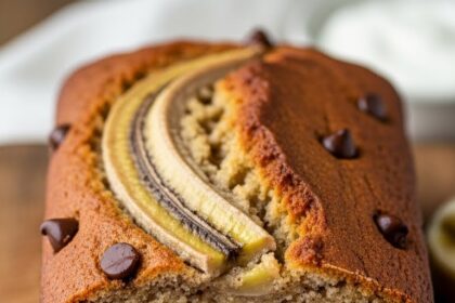 Low Calorie Banana Bread With Greek Yogurt