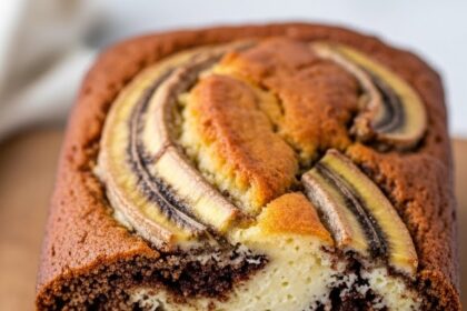 Banana Bread With Nutella And Cream Cheese