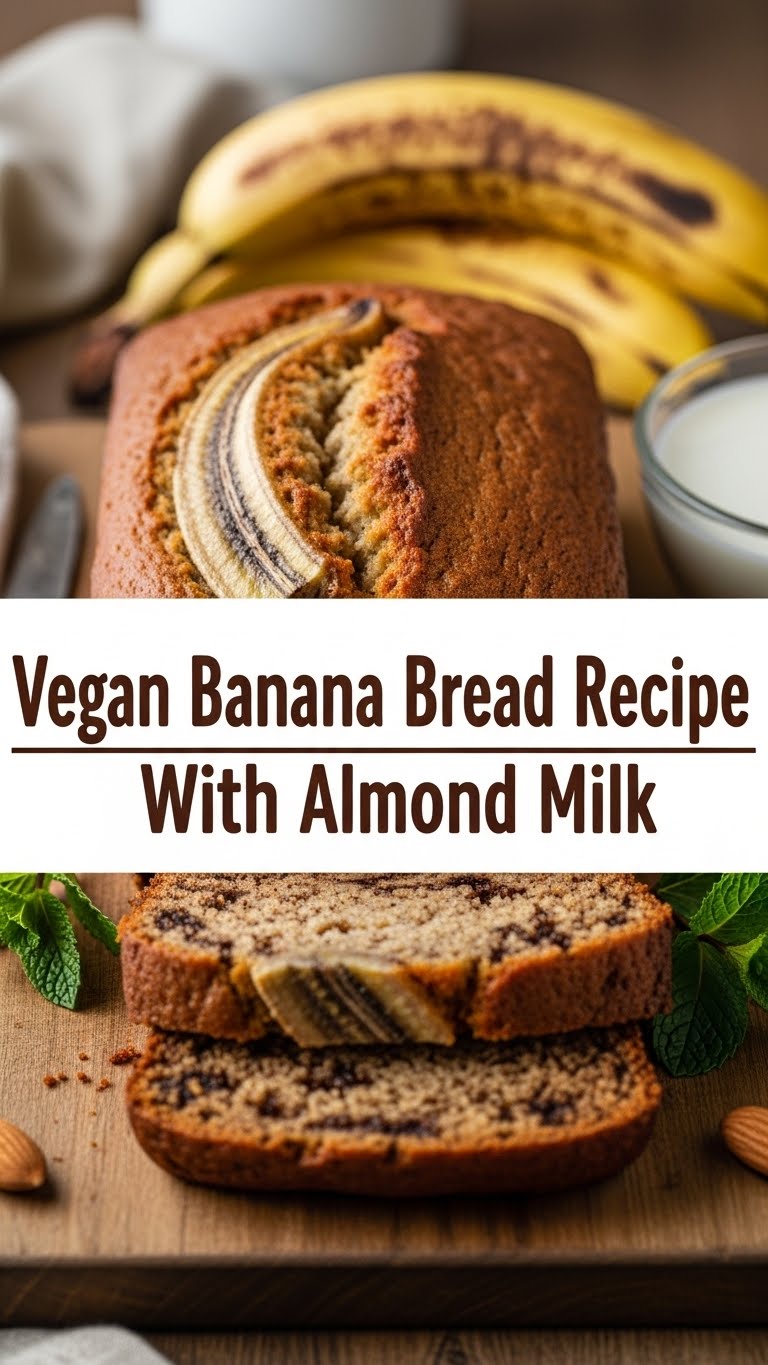Vegan Banana Bread Recipe With Almond Milk
