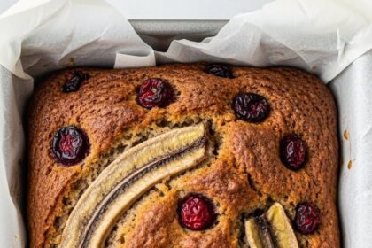 Easy Banana Bread With Cranberries