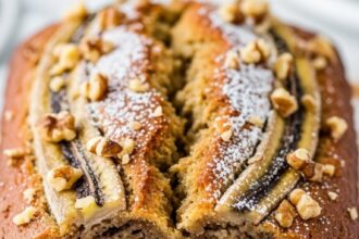 Vegan Banana Bread Recipe With Mashed Bananas