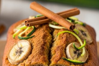 Banana Zucchini Bread With Cinnamon