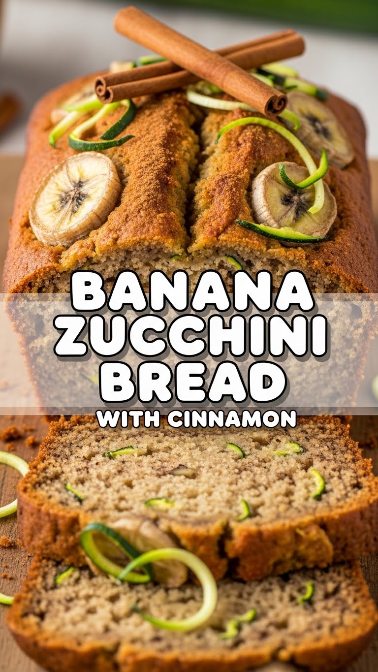 Banana Zucchini Bread With Cinnamon