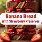 Banana Bread With Strawberry Preserves