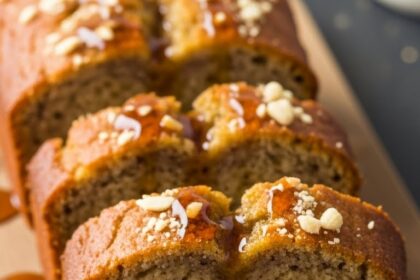 Banana Bread With Almond Flour And Maple Syrup