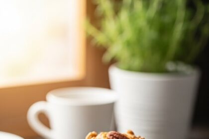 Banana Bread Muffin With Nuts