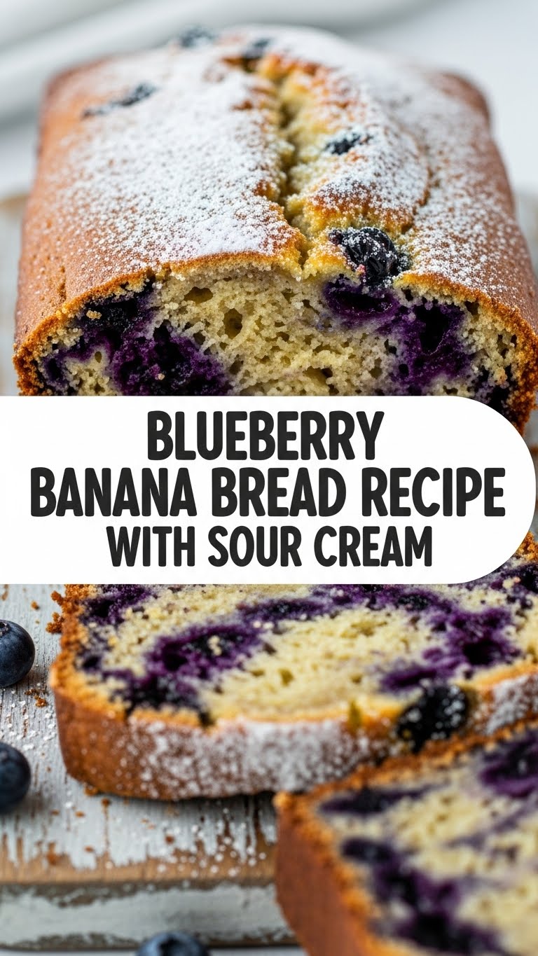 Blueberry Banana Bread Recipe With Sour Cream