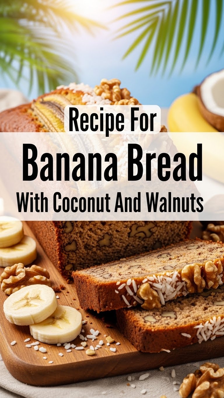 Recipe For Banana Bread With Coconut And Walnuts