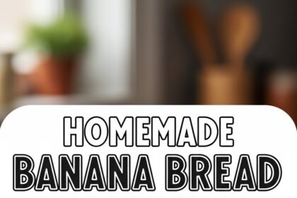 Homemade Banana Bread With Butter