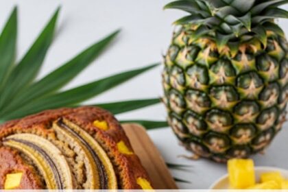 Banana Bread With Pineapple Chunks