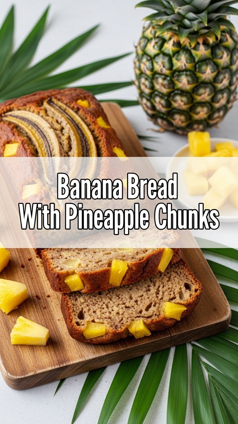 Banana Bread With Pineapple Chunks