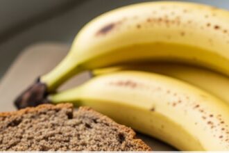 Banana Bread With Coffee And Bananas