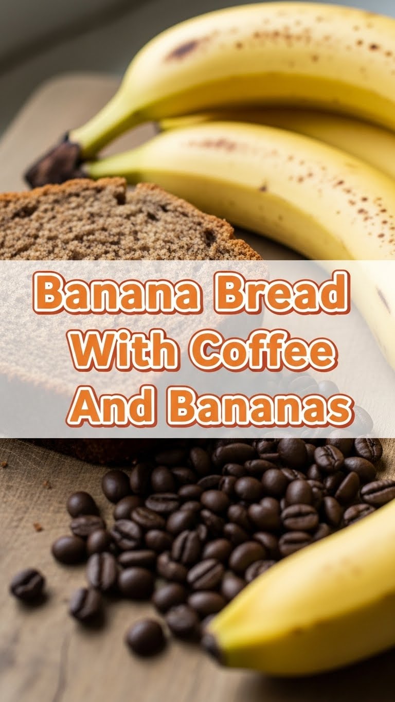 Banana Bread With Coffee And Bananas